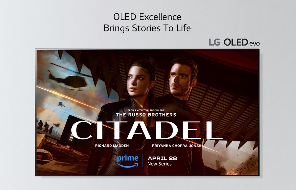 "آل جي" تدخل في شراكة مع  Prime Video  لتكون سلسلة Citadel الشهيرة متوفرة على تلفزيوناتها الذكية